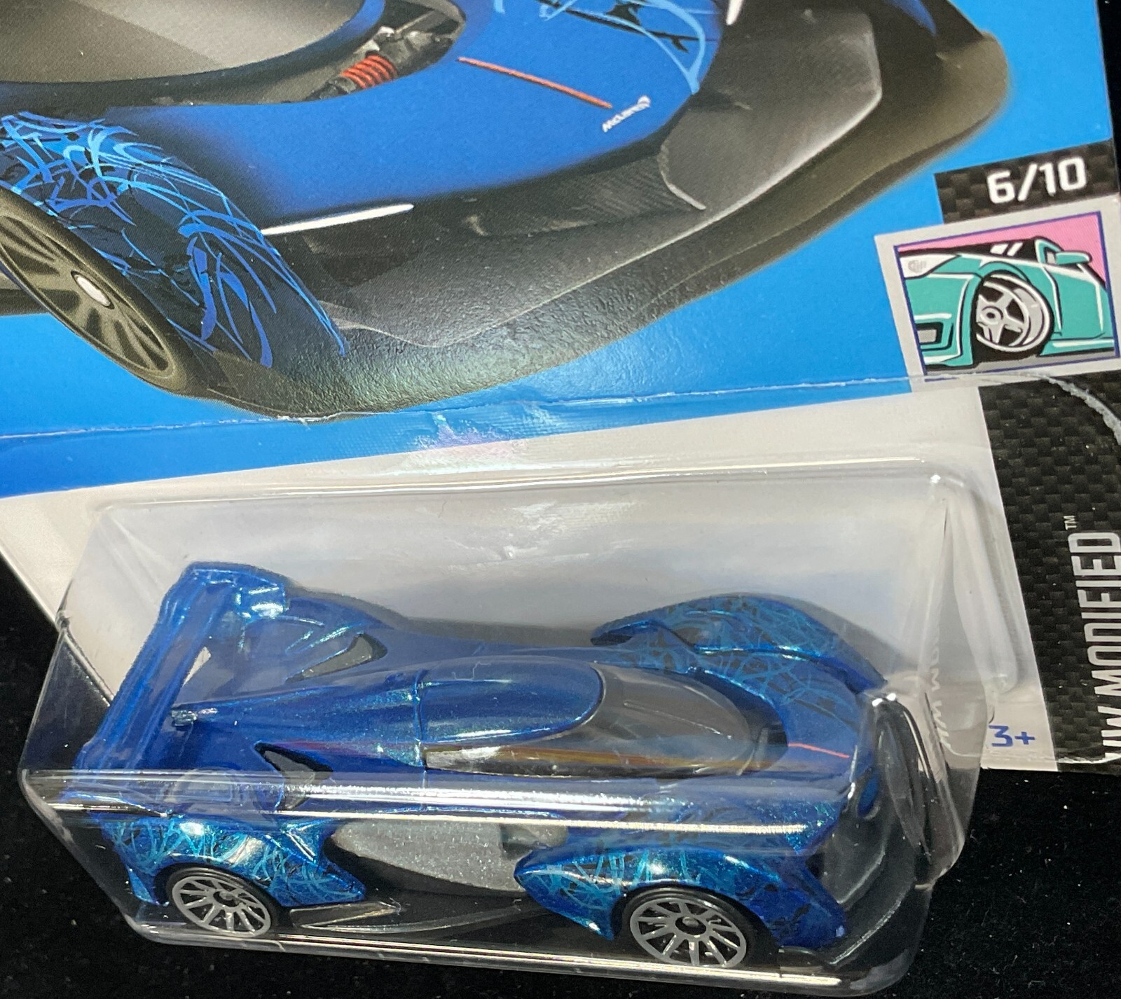 2024 Hot Wheels McLaren Solus GT Metallic Blue, Licensed #70, Combo Ship Read
