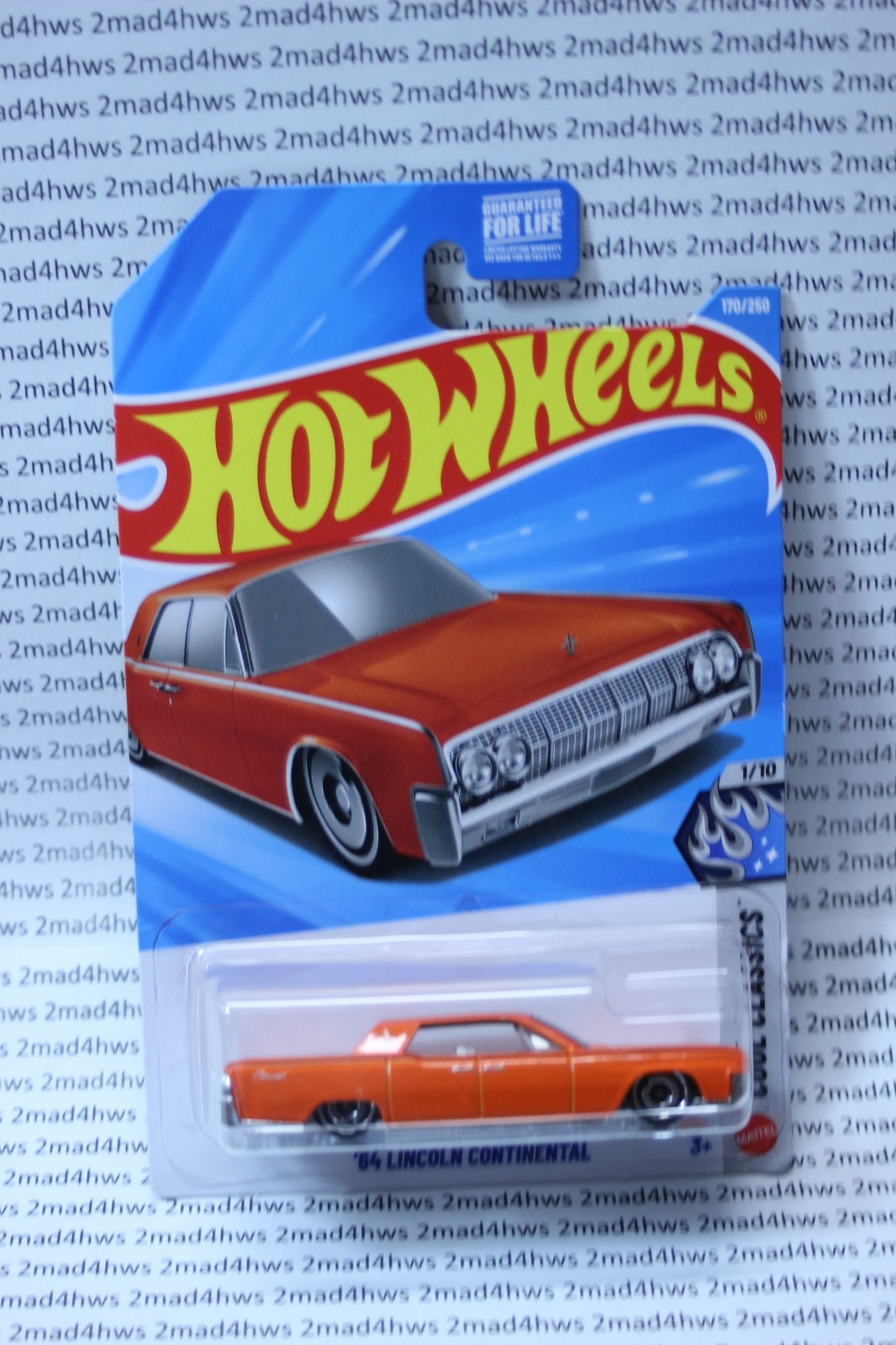 2026 Hot Wheels lot of 4 Orange ’64 Lincoln Continental 170/250 FREE SHIPPING