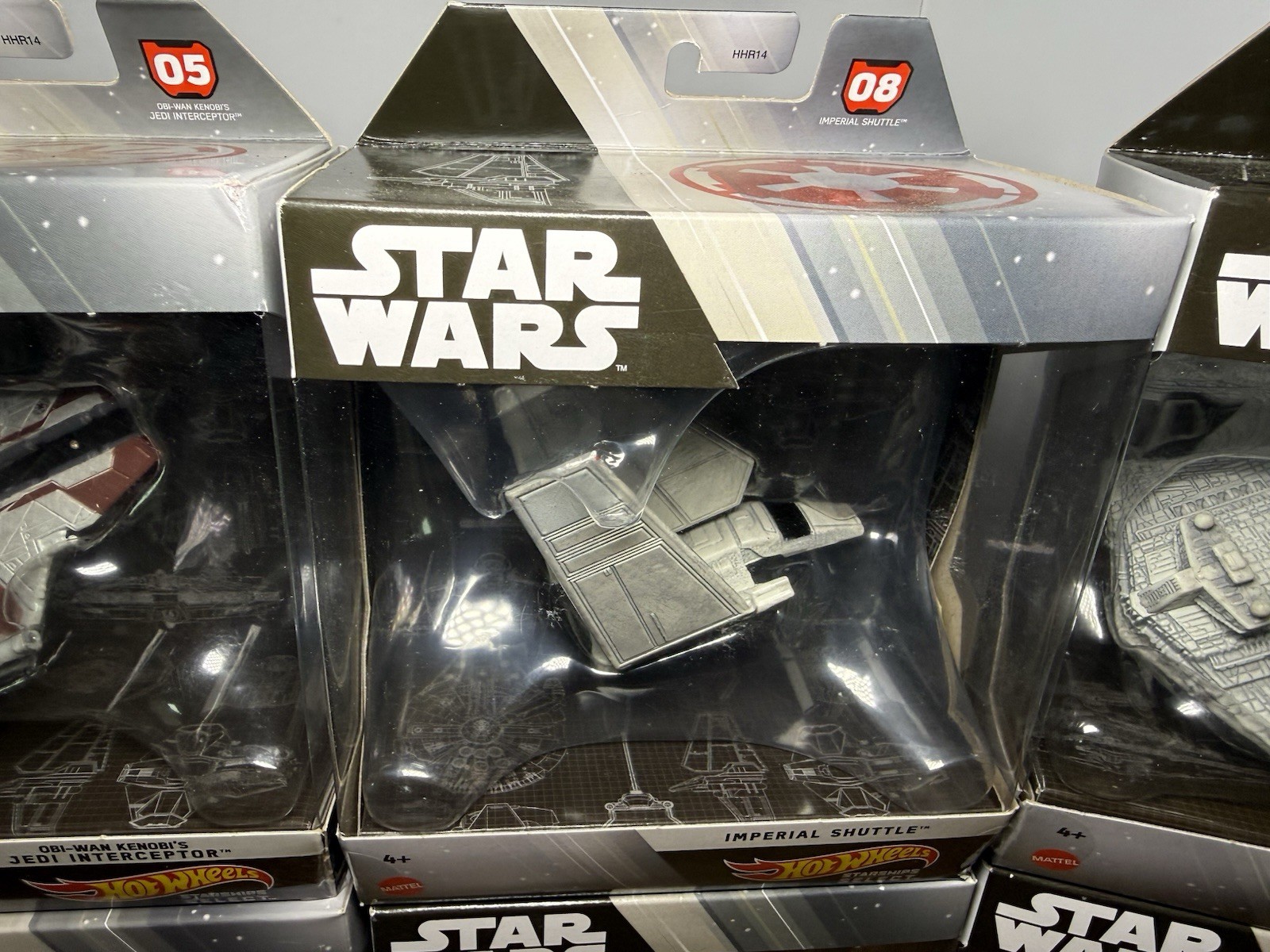Hot Wheels Star Wars Starship Select, Lot Of 14 Sealed ~ AT-ST, Imperial Shuttle