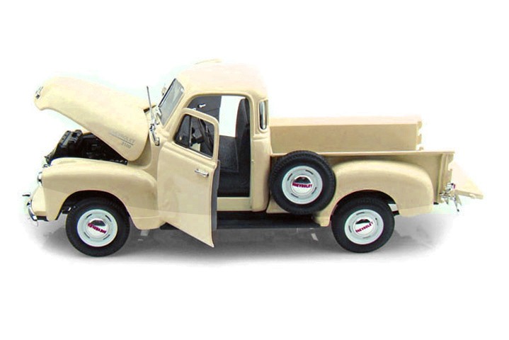 BOX OF 4 1953 CHEVY 3100 PICKUP TRUCK 1/24 DIECAST CAR WELLY 22087/4D