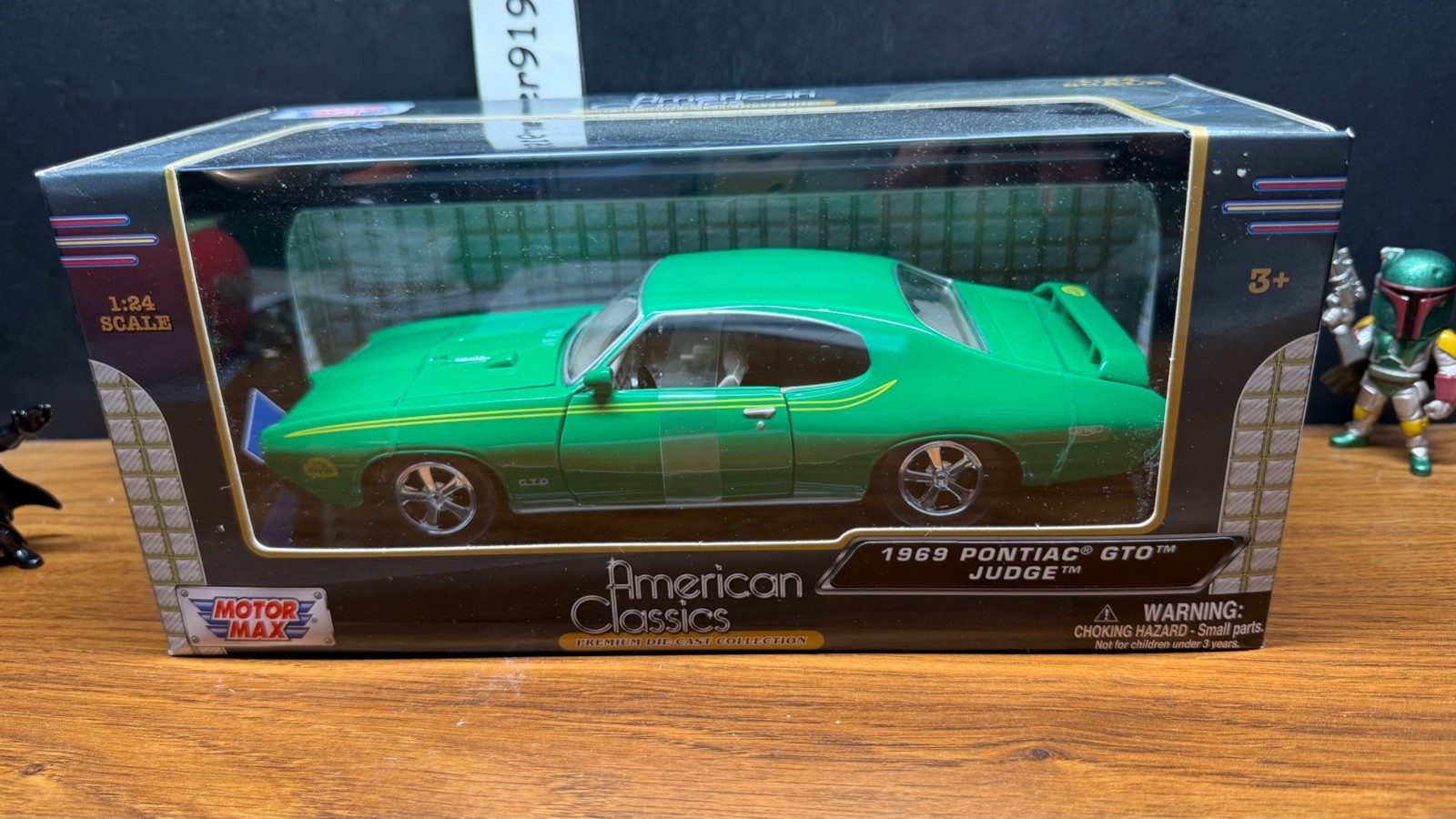 1969 Pontiac GTO Judge 1/24 Diecast Model Car – Green by Motormax
