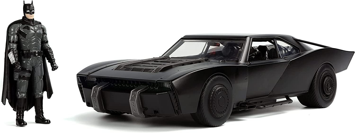 Jada Toys DC Comics The Batman 1:18 Batmobile with Lights Die-cast Car &…