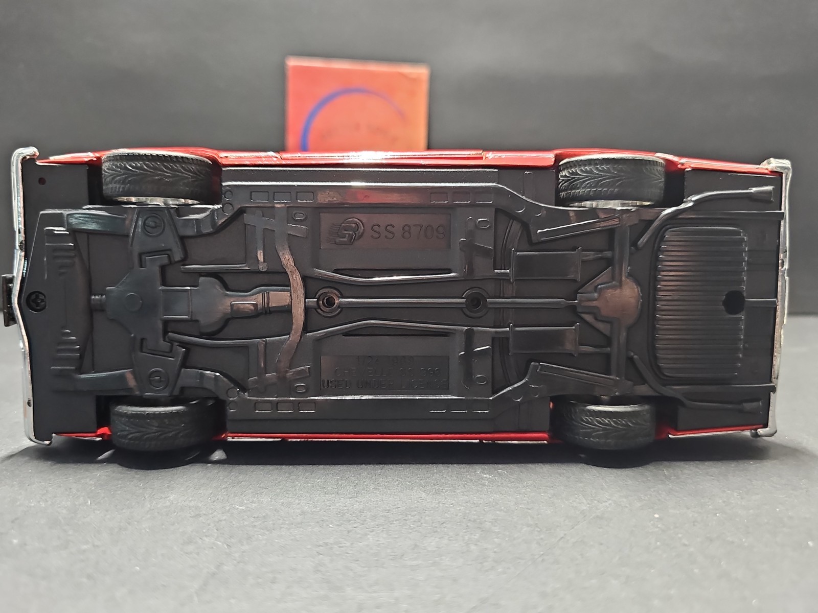 Vntg 2002 Sunnyside 1968 Chevrolet Chevelle SS 396 Red 1:24 Diecast Car NO BOX