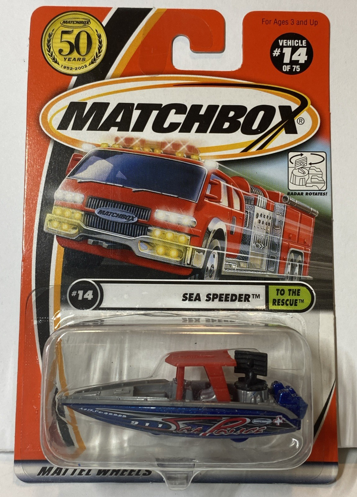 Matchbox 50 Years Sea Speeder To The Rescue #14 of 75