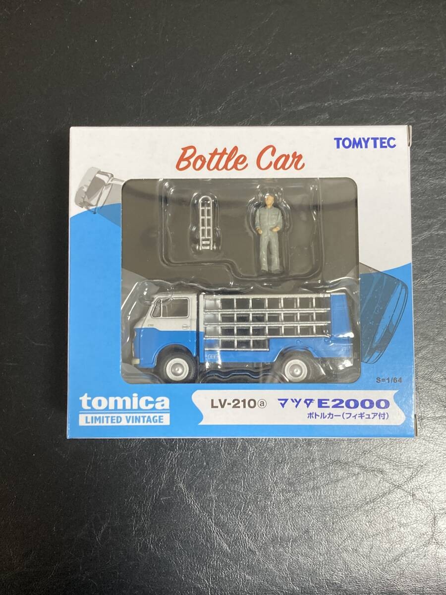 [Unused] Tomica Vintage LV-210a Mazda E2000 Bottle Car White/Light Blue,