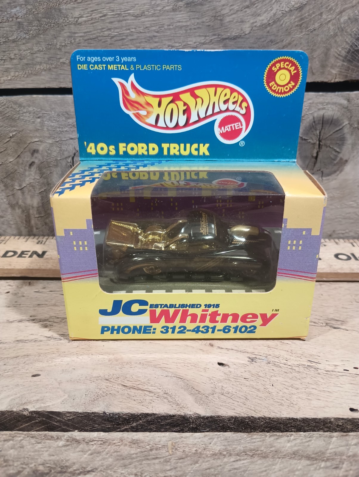 1998 Hot Wheels JC Whitney Special Edition 40’s Ford Truck Die Cast Truck 1:64