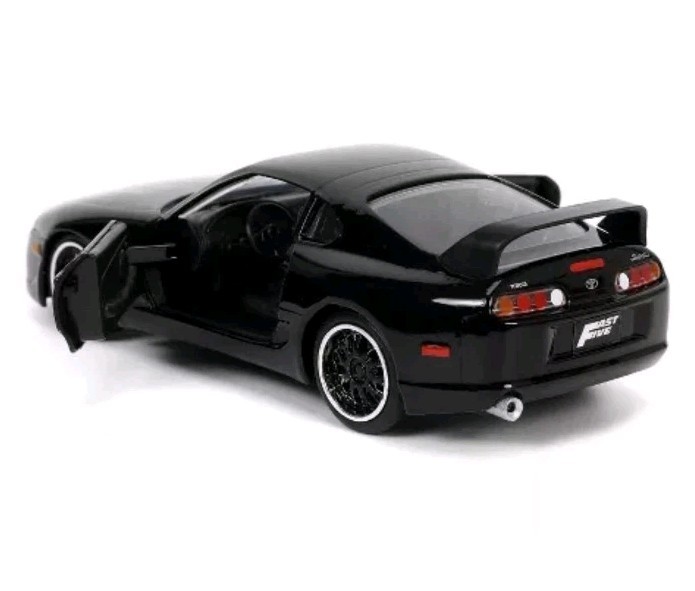 Jada 1:32 Fast & Furious 1995 Toyota Supra Black Diecast Model Car 33381 New