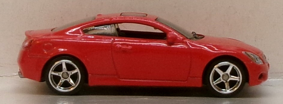 LOOSE 2021 MATCHBOX 1:64 RED 2010 INFINITI G37 COUPE WHEEL SWAP REAL RIDERS