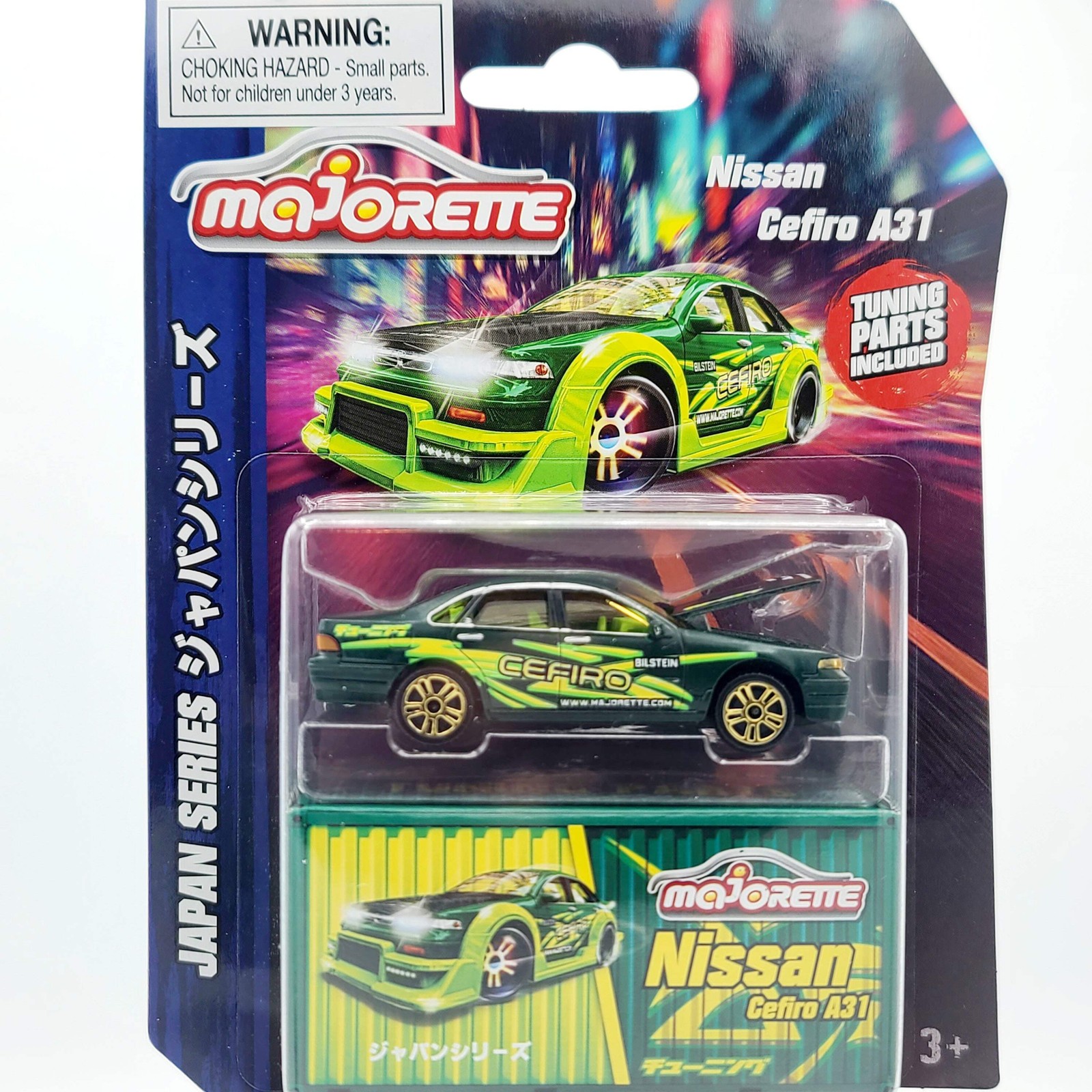 Majorette – Japan Series w/ Tuning Parts (Set of 6 Cars) Rubber Tires