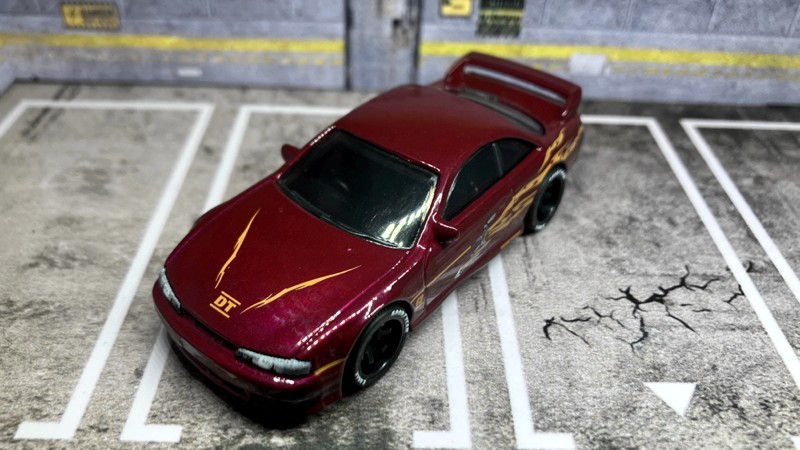 CUSTOM Red Nissan 240SX (S14) Silvia • Hot Wheels Premium Fast & Furious Car