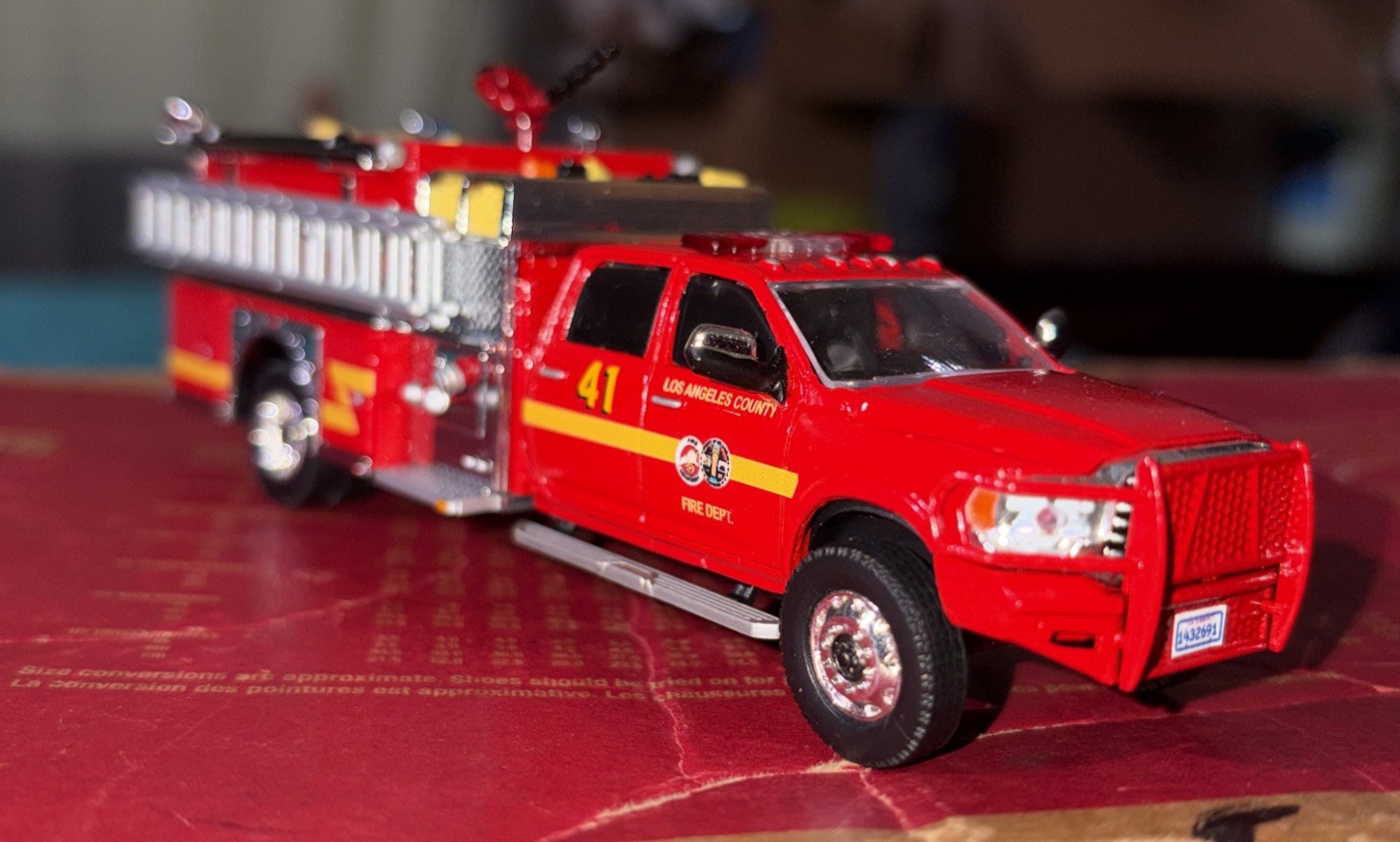 Kitbash Ram 5500 LAcFD Los Angeles County Fire Department Brush Patrol Truck 41