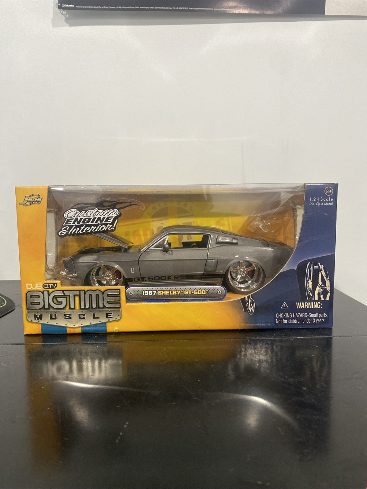 RARE Jada Toys Bigtime Muscle – Shelby GT-500 Hard Top Grey