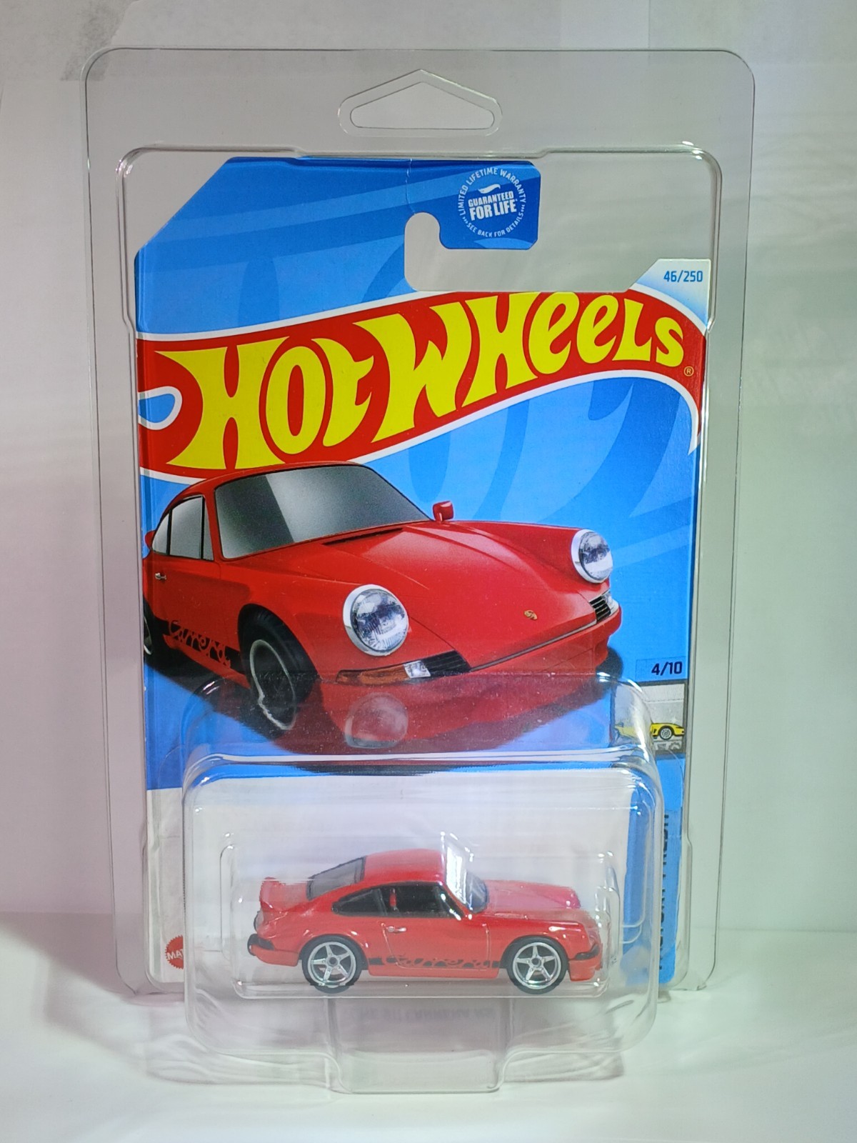 Hot Wheels Factory Fresh Porsche 911 Carrera RS 2.7 Red 1:64 Real Riders- Inter.