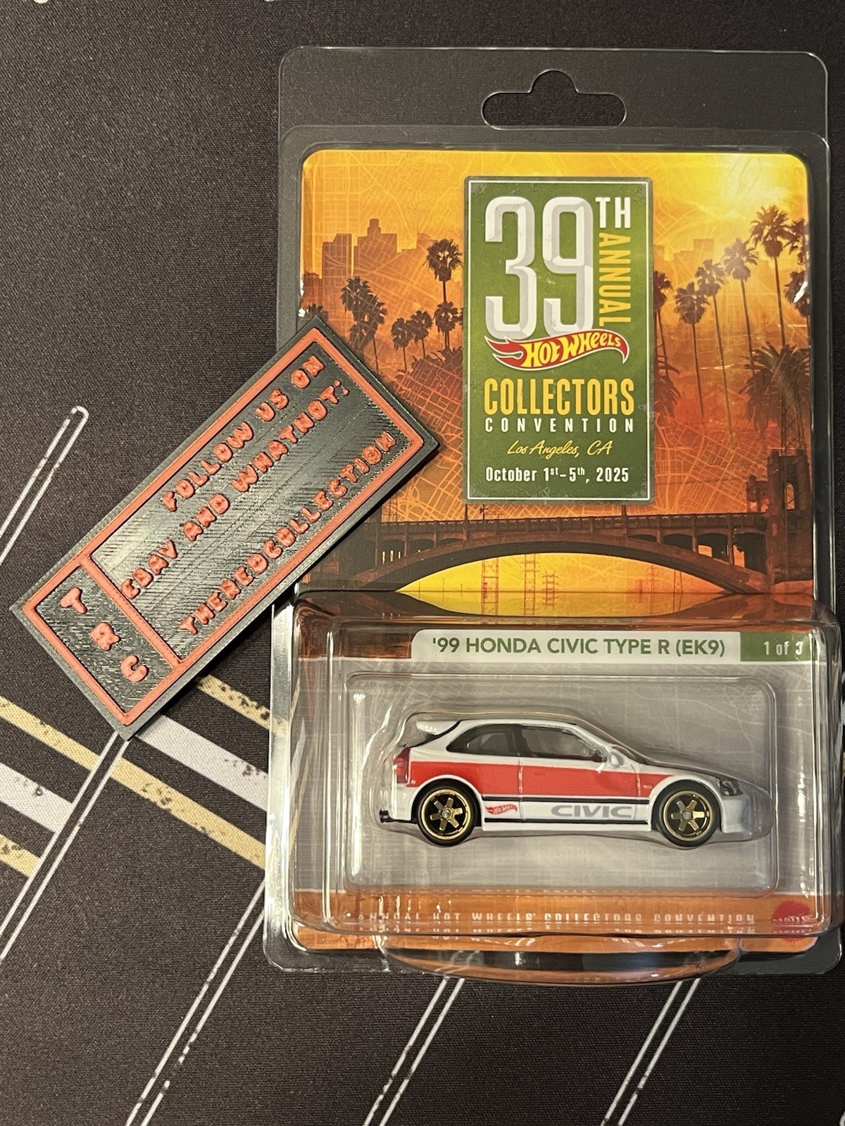 Hot Wheels 2025 Convention – 1999 Honda Civic Type R EK9 – 5577 of 6200