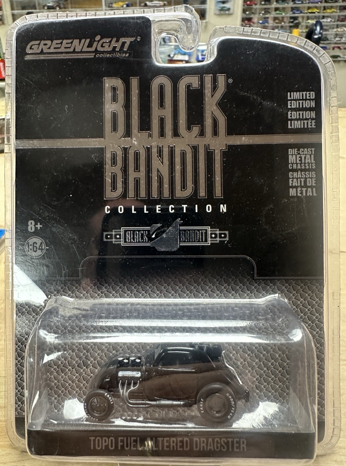 GREENLIGHT BLACK BANDIT TOP FUEL ALTERED DRAGSTER