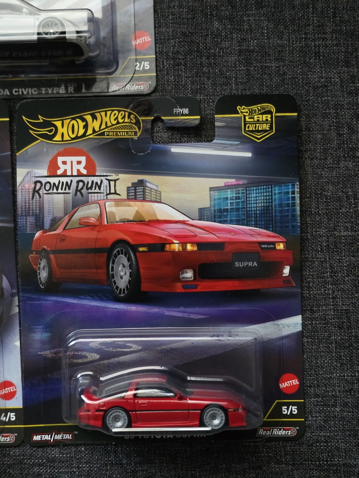 2025 Hot Wheels Premium Ronin Run 2 M Case “5 Car” Set FPY86 Car Culture