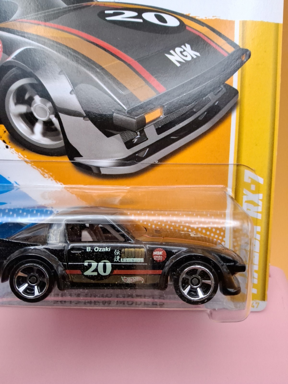 2012 Hot Wheels New Models 31/247 MAZDA RX-7 Black 🔥63