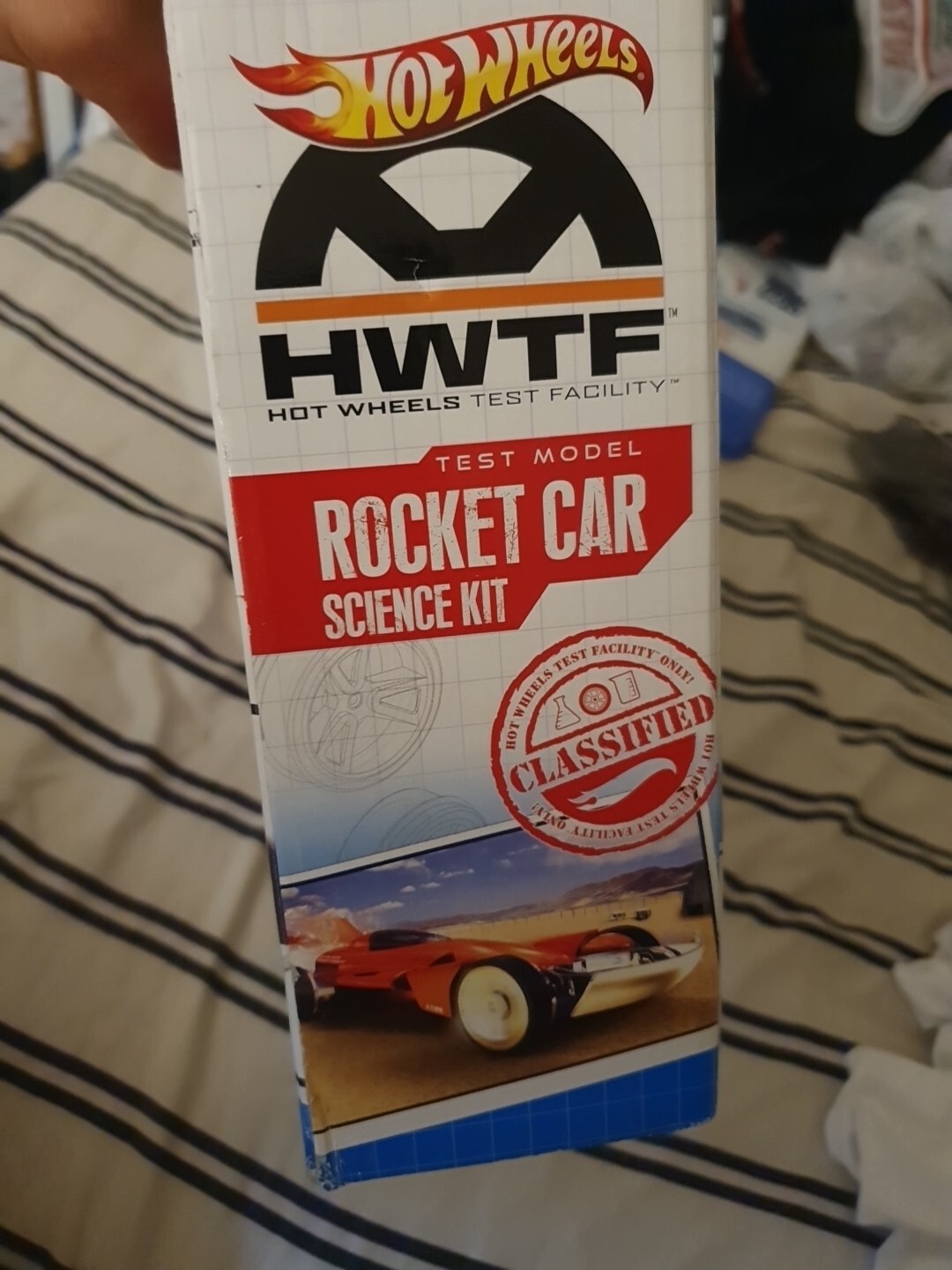 Hot Wheels Test Facility H.W.T.F. Rocket Car Science Kit, Mattel, NEW SEALED Box
