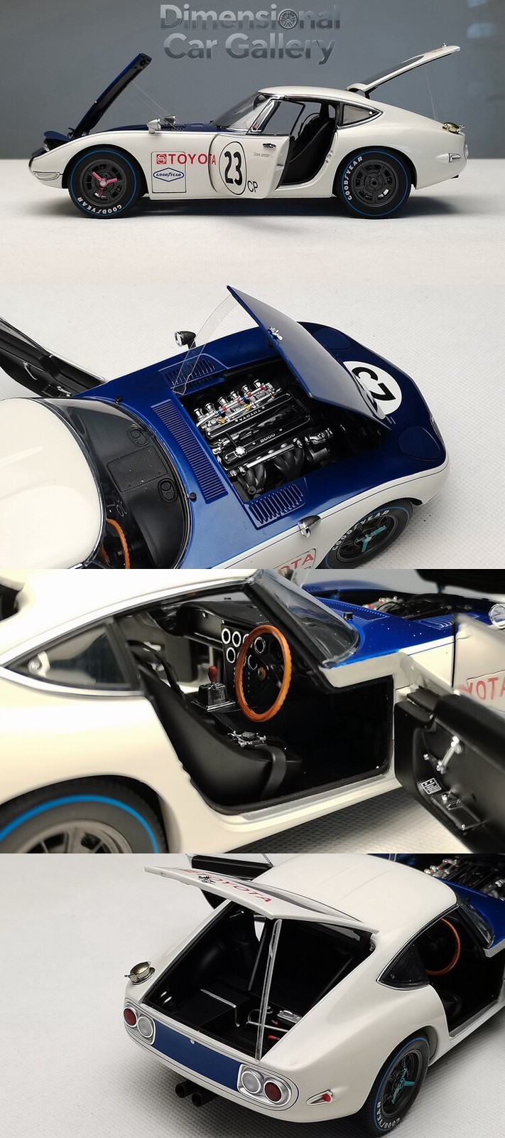 1/18 AUTOart Toyota 2000GT Simulation Alloy Car Model Collection Gift Metal
