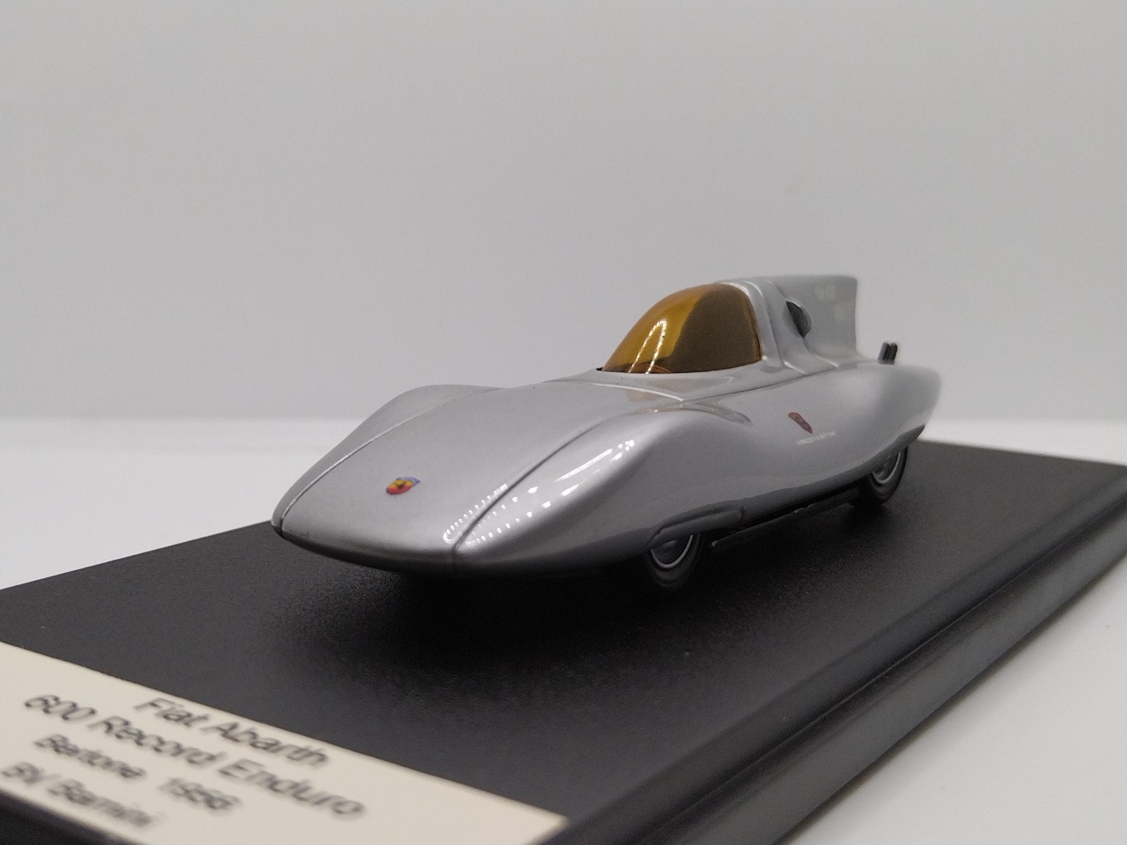 YoW Modellini 1/43 Built Fiat Abarth 600 Record Enduro Bertone 1956. Wow Rare!