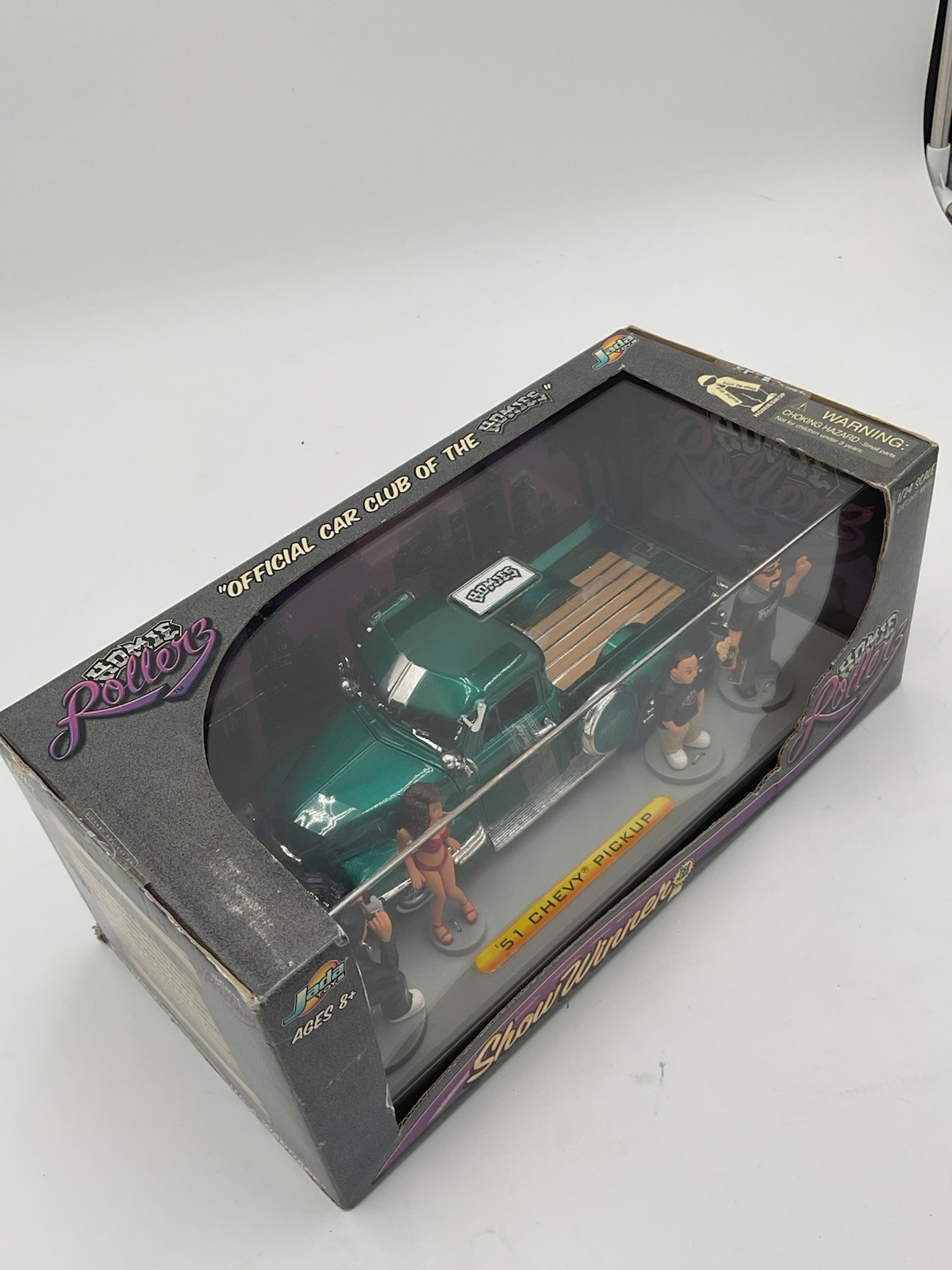 Jada Toys Homie Rollerz ’51 Chevy Pickup Green 1/24 Die Cast Show Winner