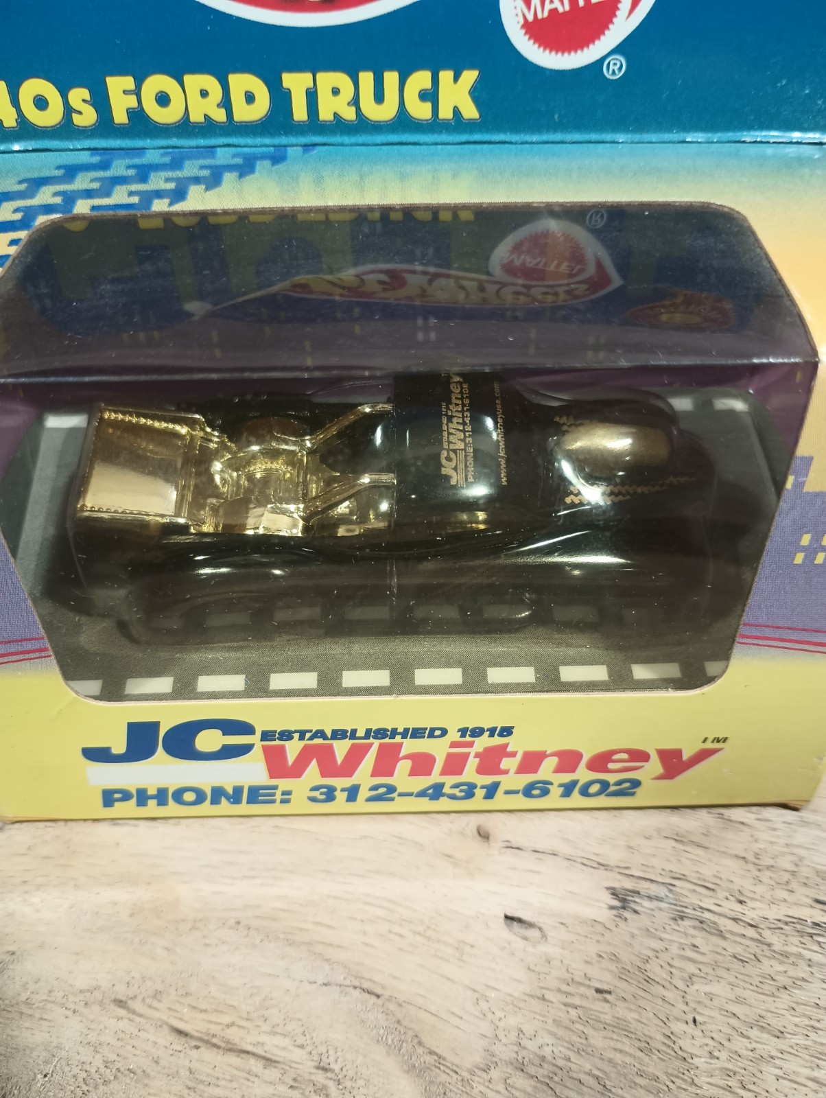 1998 Hot Wheels JC Whitney Special Edition 40’s Ford Truck Die Cast Truck 1:64
