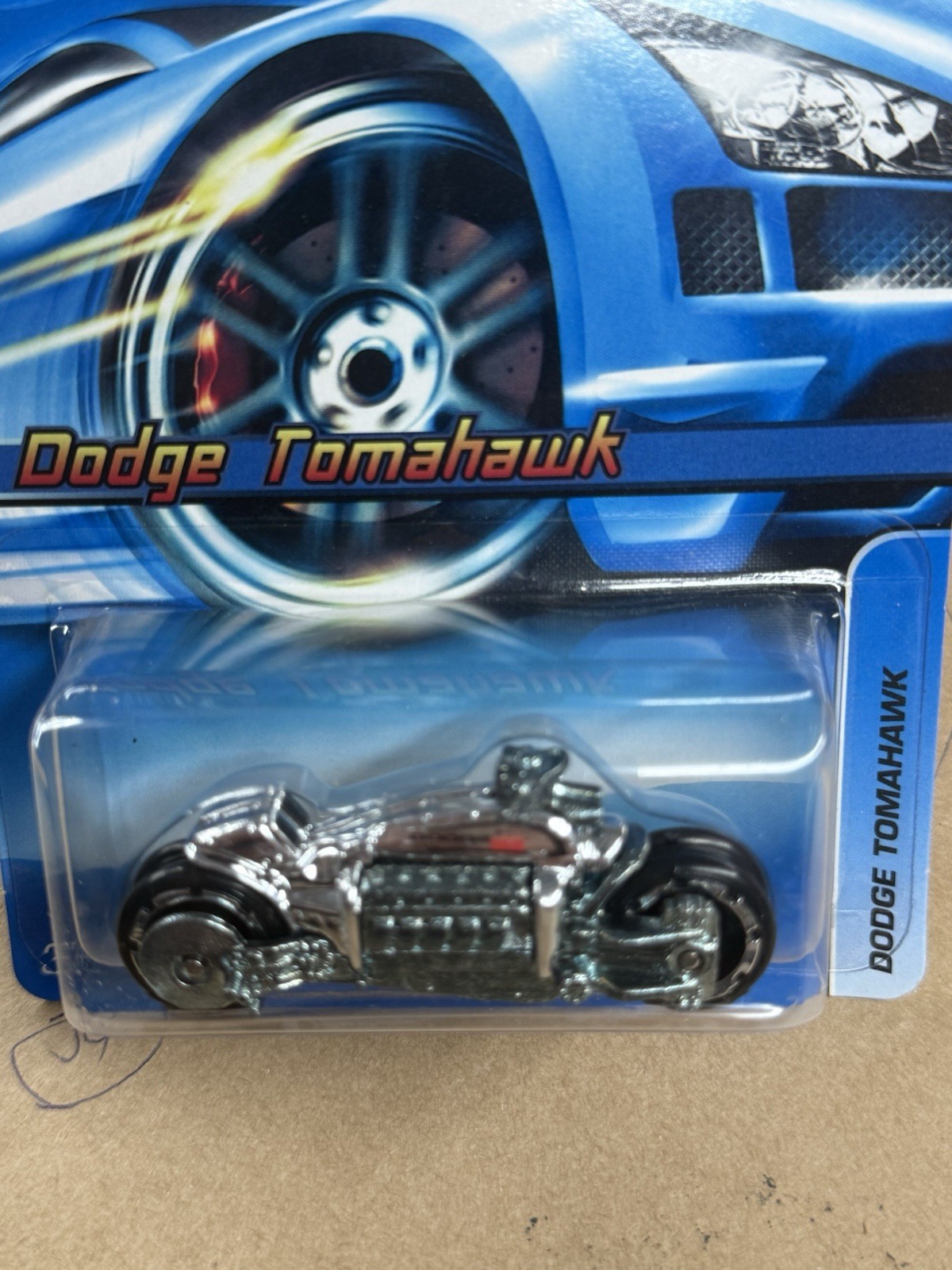 2005 Hot Wheels Kmart Exclusive Color #176 DODGE TOMAHAWK Chrome Variation