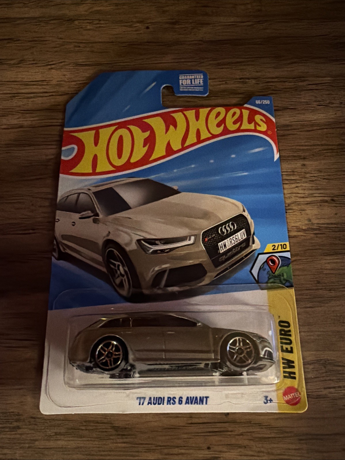 Hot Wheels HW Euro ’17 Audi RS 6 Avant Silver 1:64 Diecast Unopened