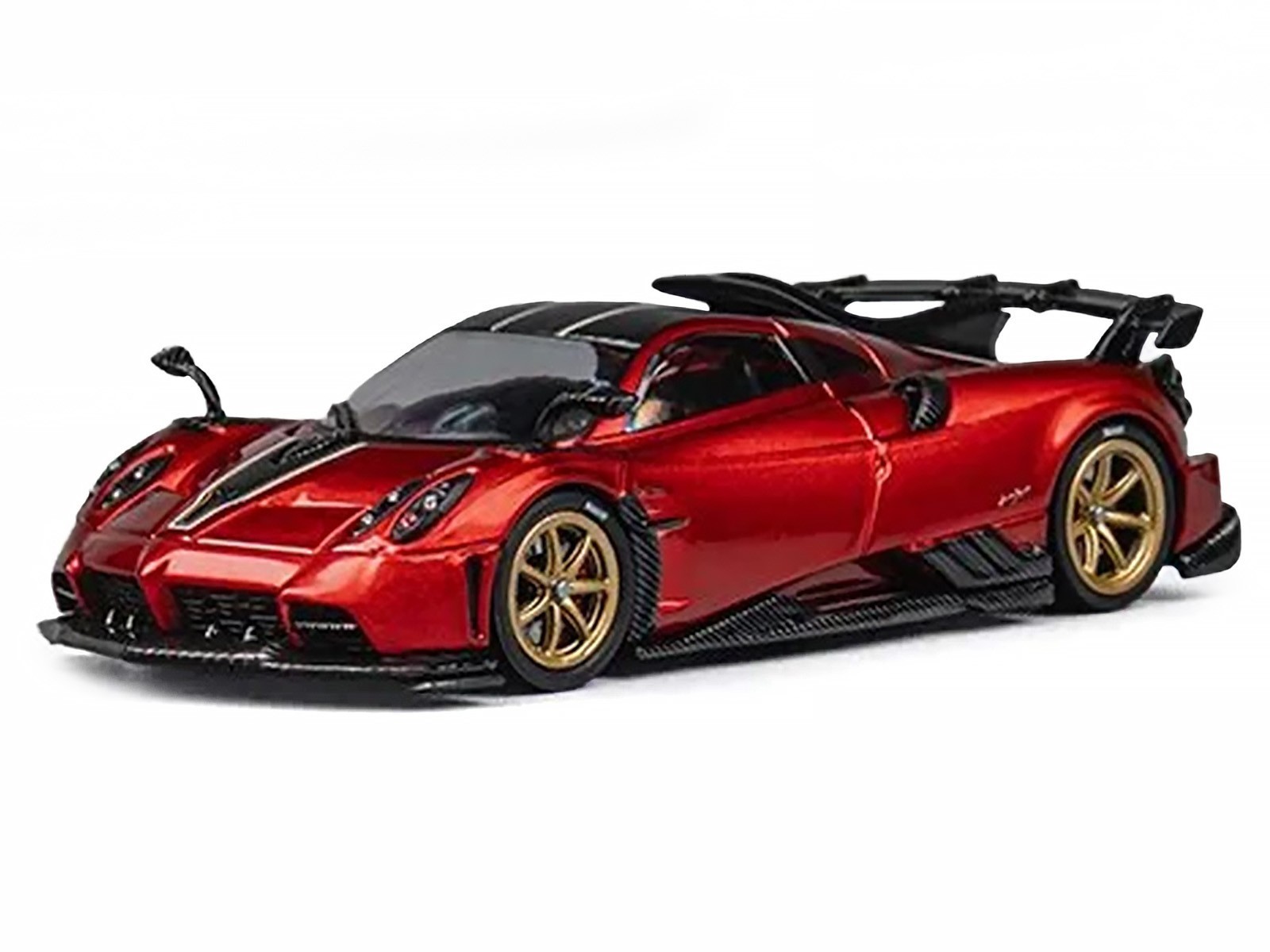 PAGANI IMOLA RED W/EXTRA WHEELS 1/64 DIECAST CAR BY CM MODEL CM64-IMOLA-05