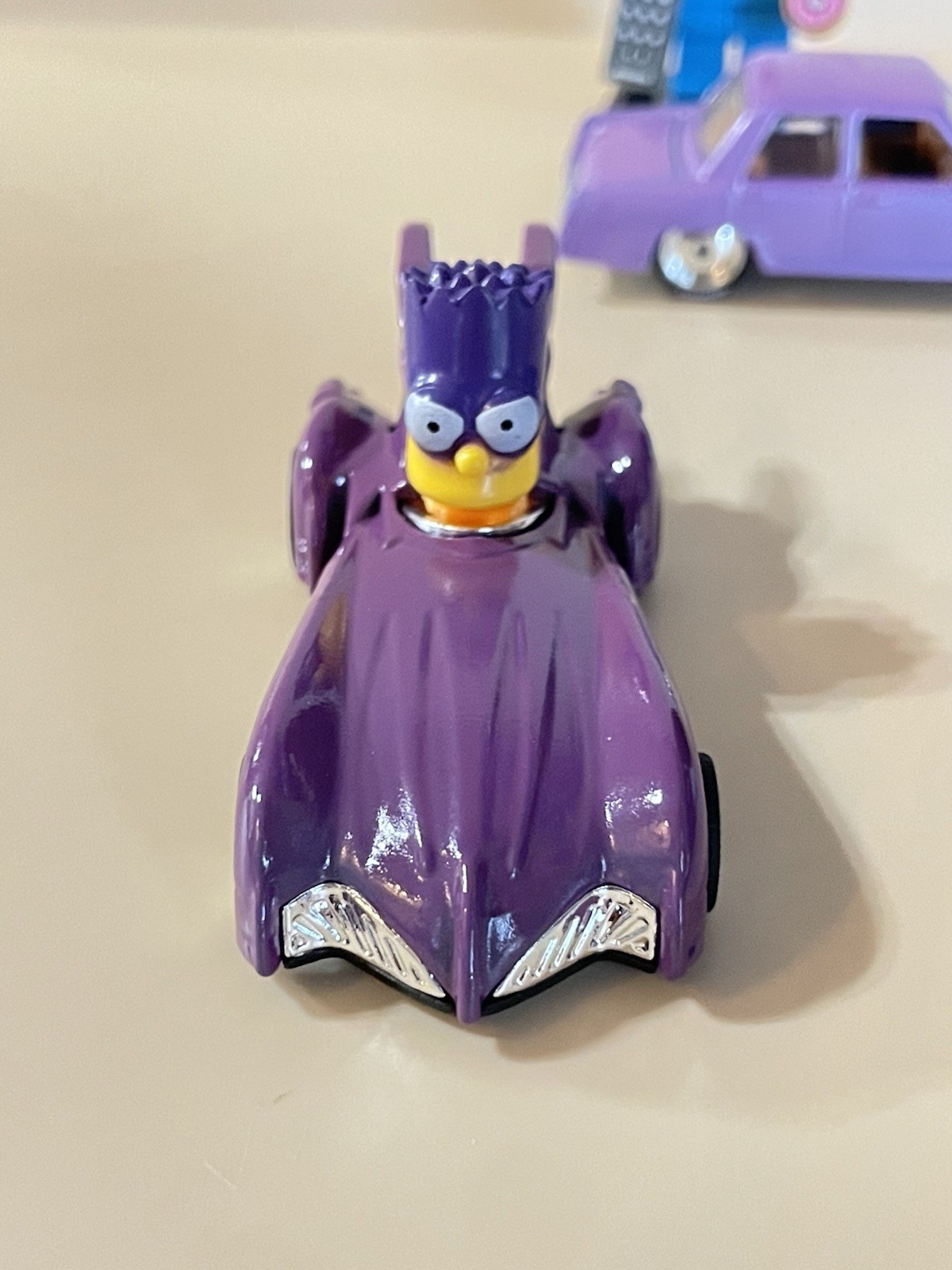 Hot Wheels The Simpsons Family Car CUSTOM + CUSTOM Bartmobile