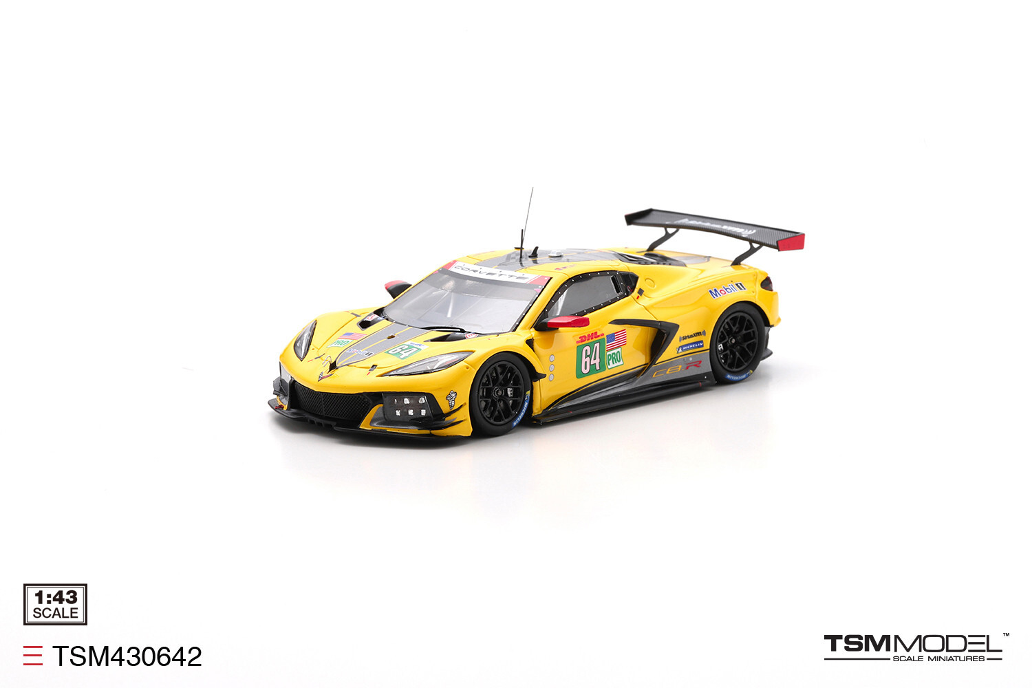 TSM-Model Chevrolet Corvette C8.R – 2022 1000 Sebring 1:43 Diecast Car TSM430642