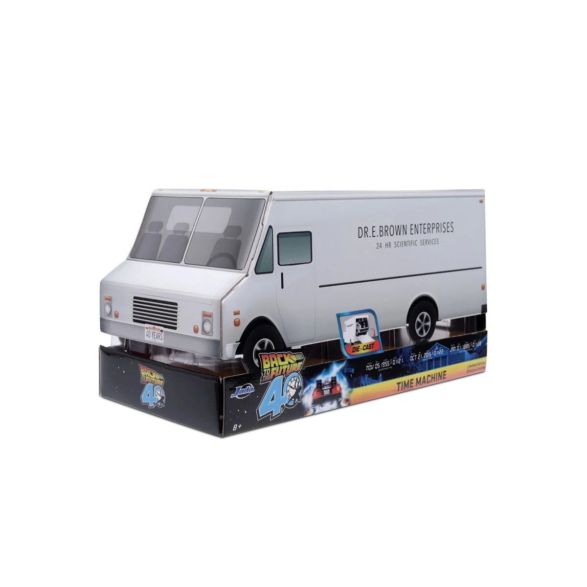 Back To The Future 40th Anniversary Time Machine 1:24 Scale Model – Jada 36849