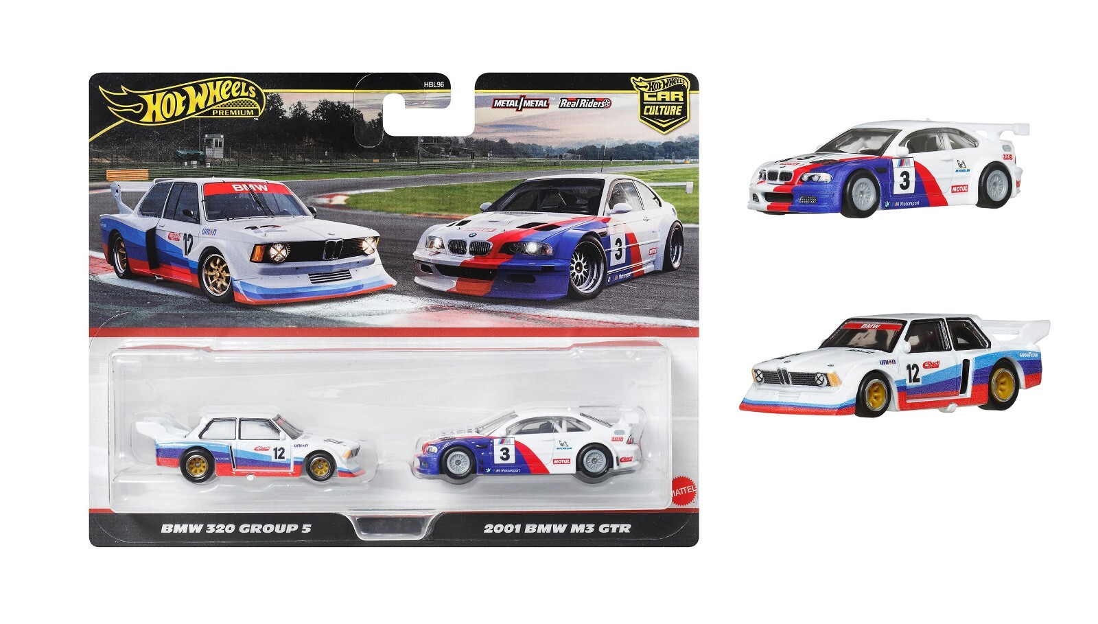 PSL Hot Wheels Premium 2 Pack BMW 320 GROUP 5 / 2001 BMW M3 GTR 2025 fm Japan