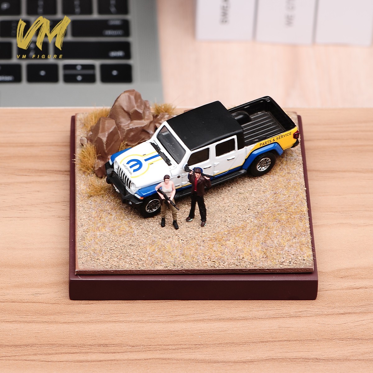 1/64 Resin Desert Diorama Display Base Square Scenery Platform for Car Figures