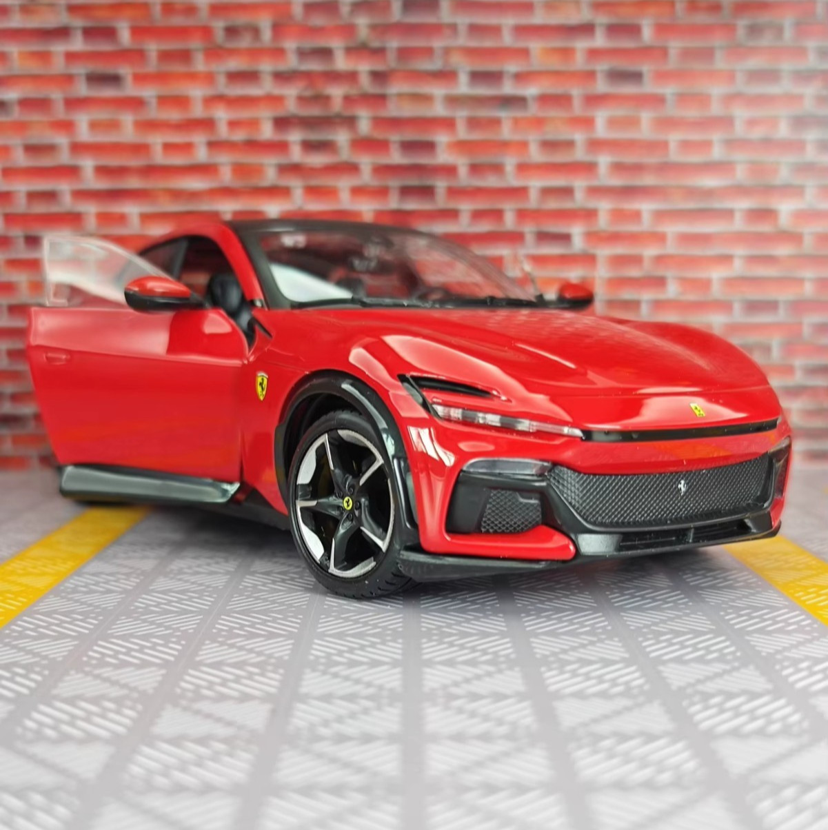 1:24 FERRARI Purosangue Alloy Diecast Racing Car Model Sound/Light Toy Gift NEW