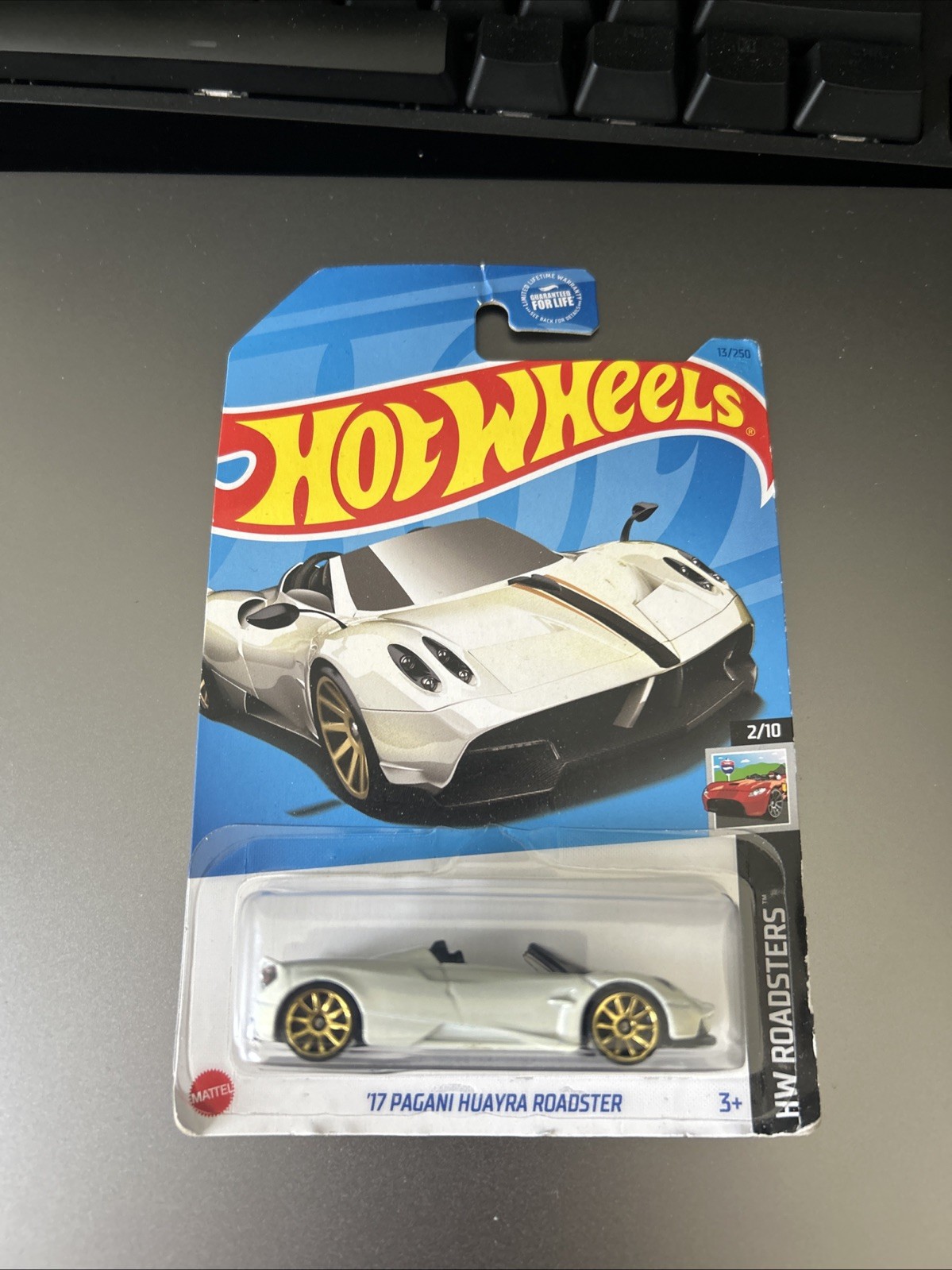 2023 Hot Wheels ‘17 Pagani Huayra Roadster 13/250 HW Roadsters 2/10 White