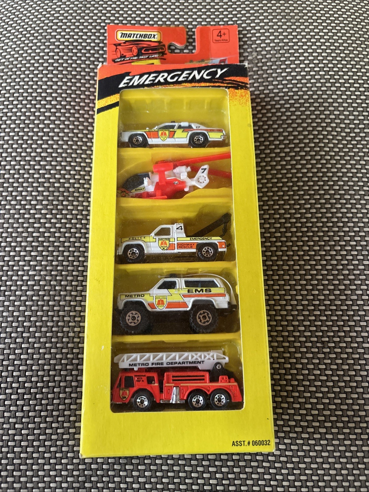 Matchbox Emergency 5 Pack Cars Vehicles New 1993