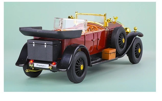 1:24 Diecast Rolls-Royce Phantom Classic Model Car Collectible Black Phantom