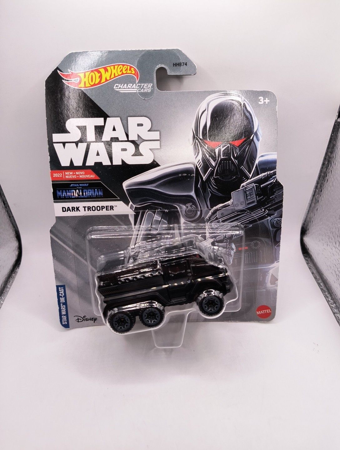 Star Wars Hot Wheels Dark Trooper Character Car Die-Cast Vehicle Brand New 2022