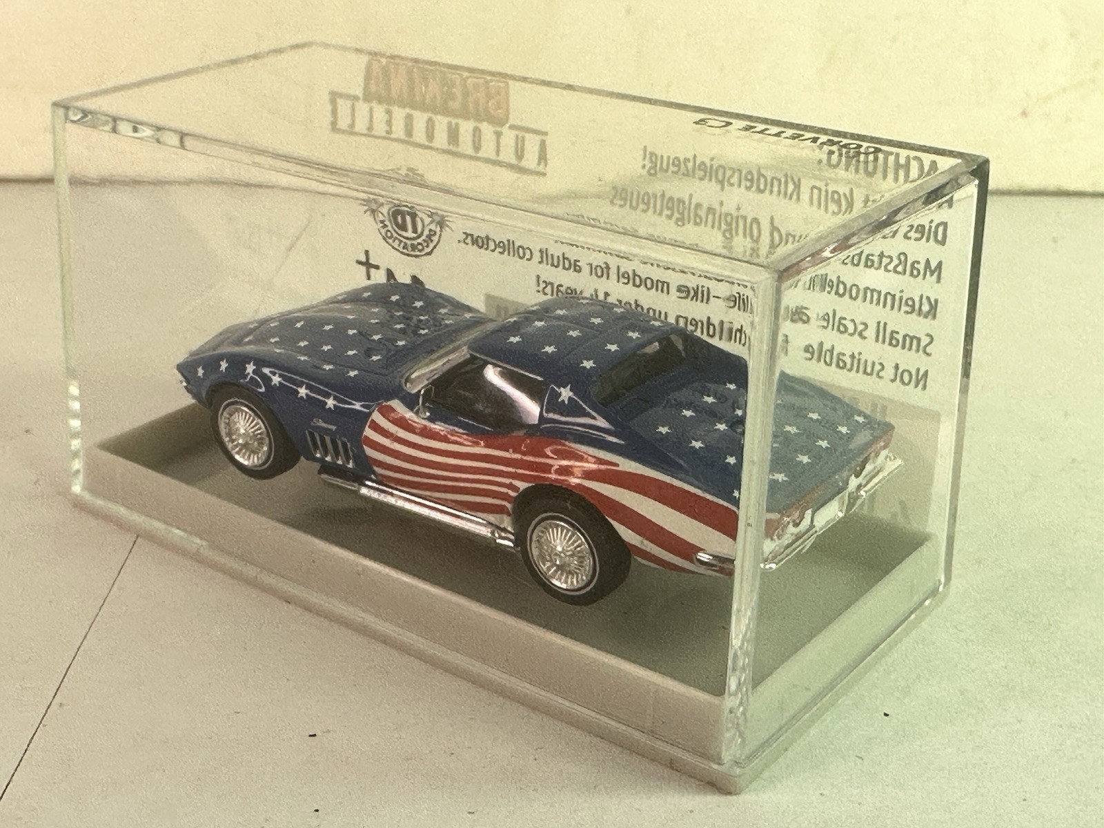 HO Scale 1964 Brekina Stars & Stripes Corvette New Old Stock