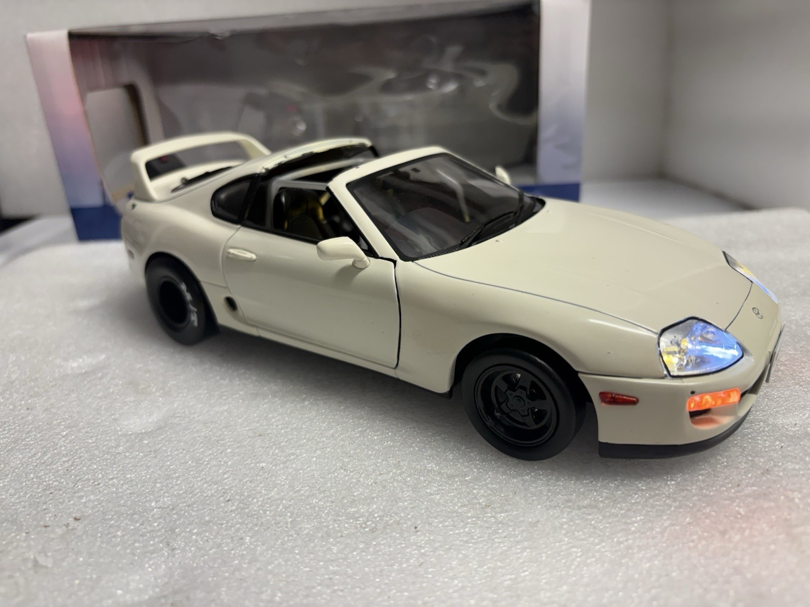 Solido 1/18 TOYOTA SUPRA MK4 JDM Dragster Diecast Drag LED WORKING LIGHTS