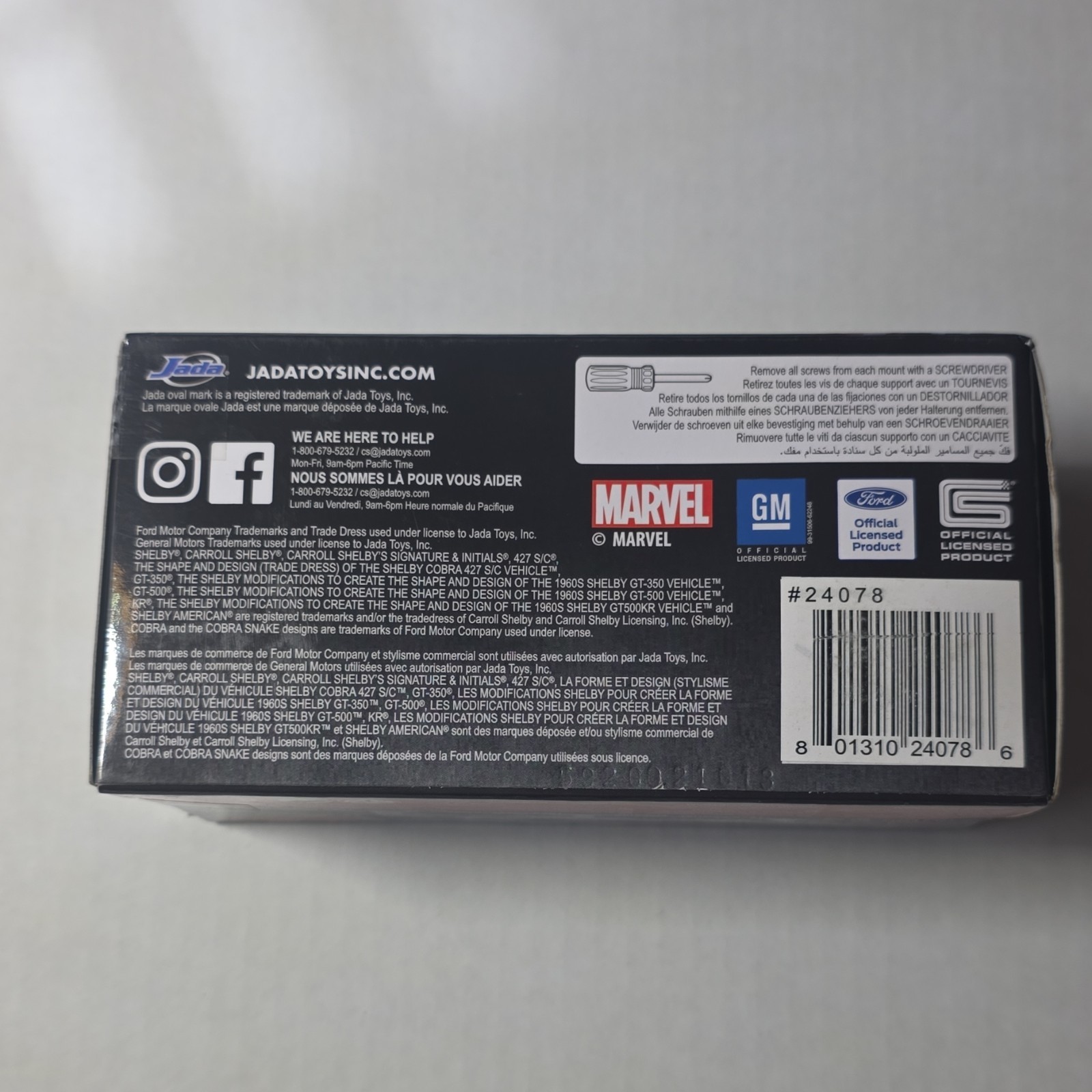 Jada: Avengers- Captain America 1972 Pontiac Firebird 1:32 Scale Brand New