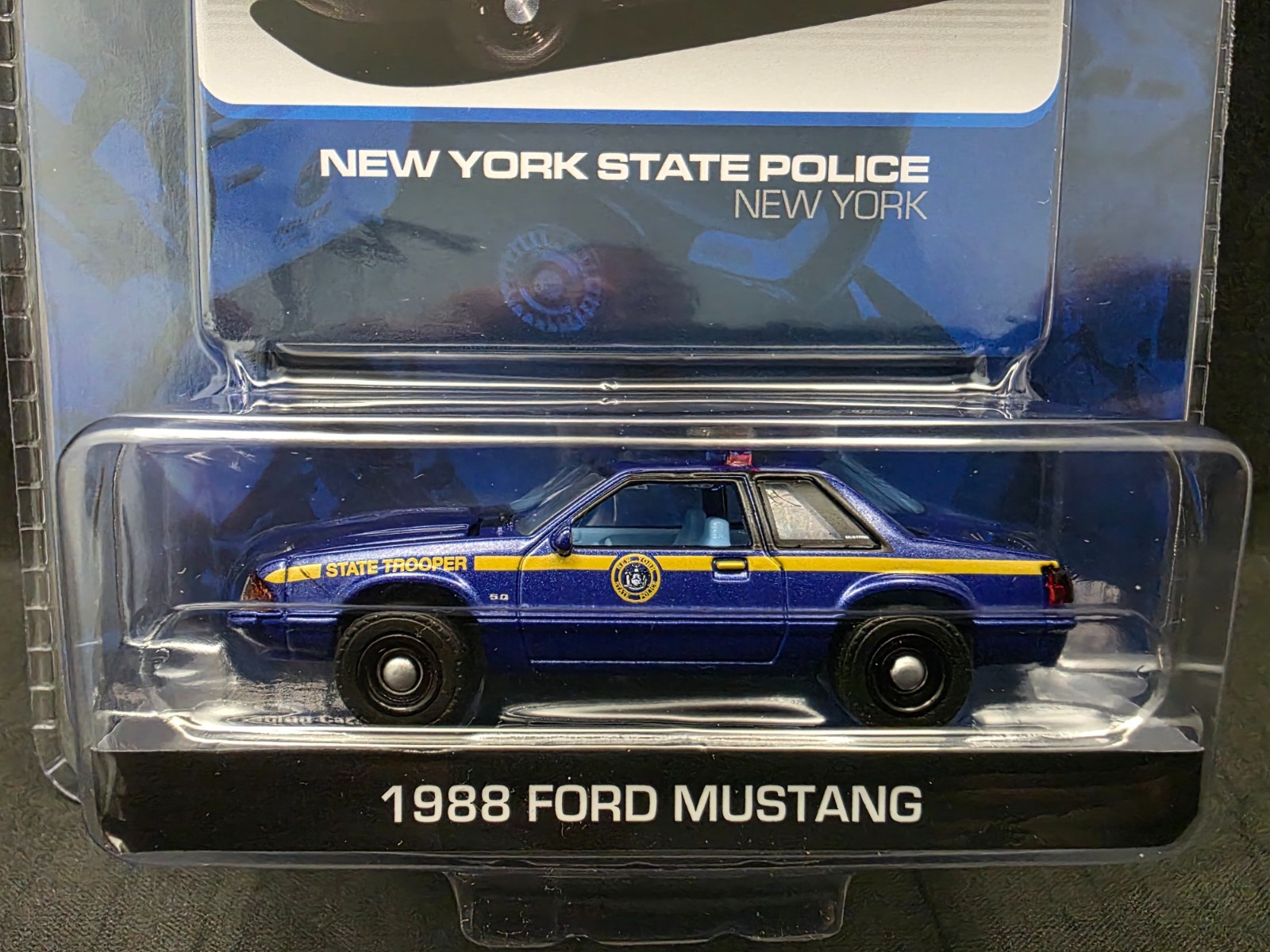 Greenlight Hot Pursuit New York State Police 1988 Ford Mustang 42650-A
