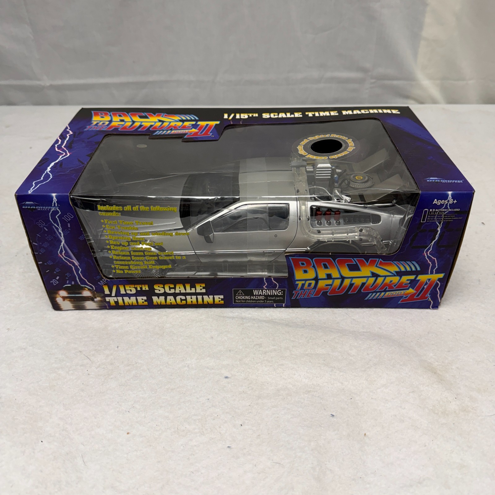 Back To The Future II 1/15 Scale Time Machine Delorean L.E. Entertainment Earth