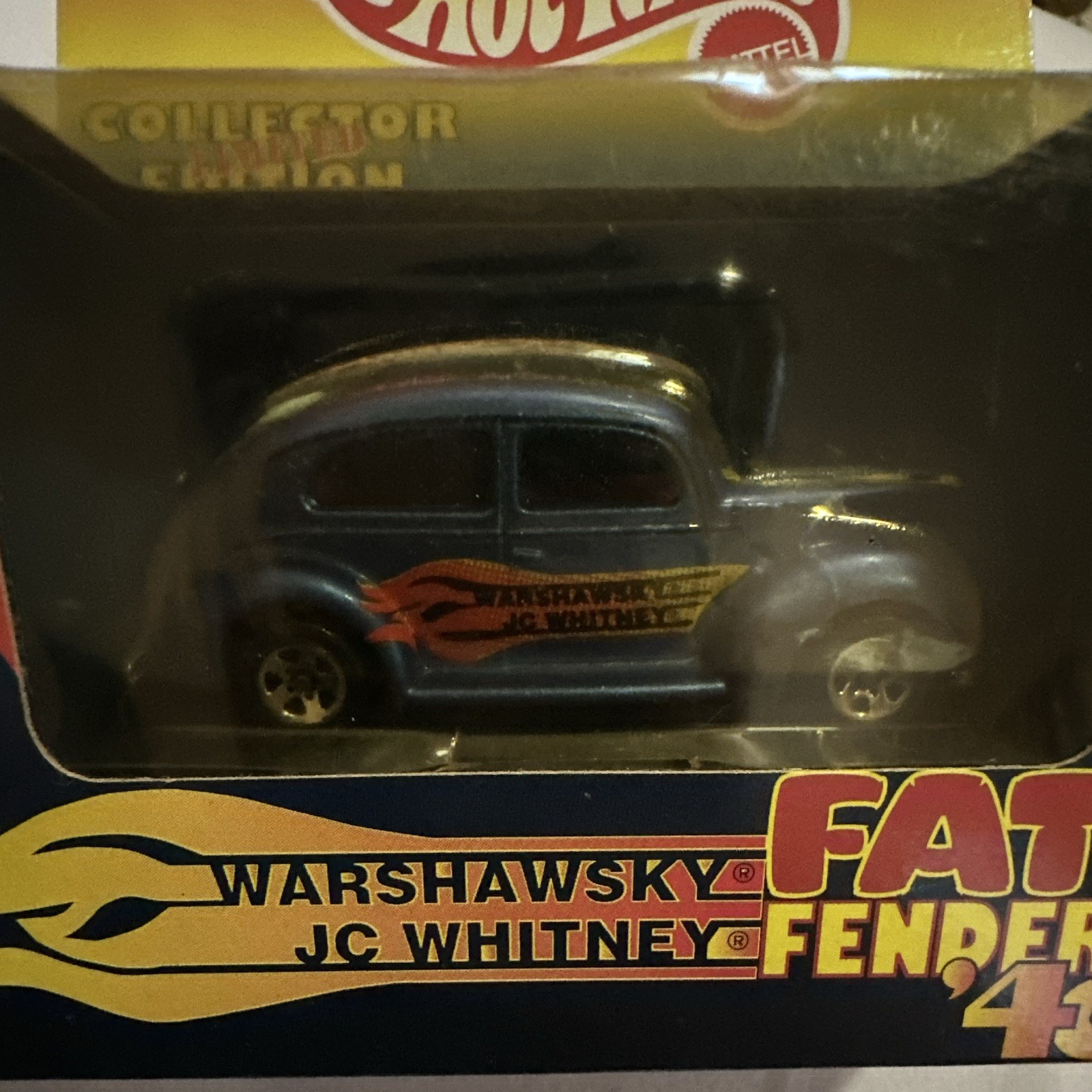 Hot Wheels Collector Edition Warshawsky JC Whitney Fat Fendered ’40 1:64 Blue