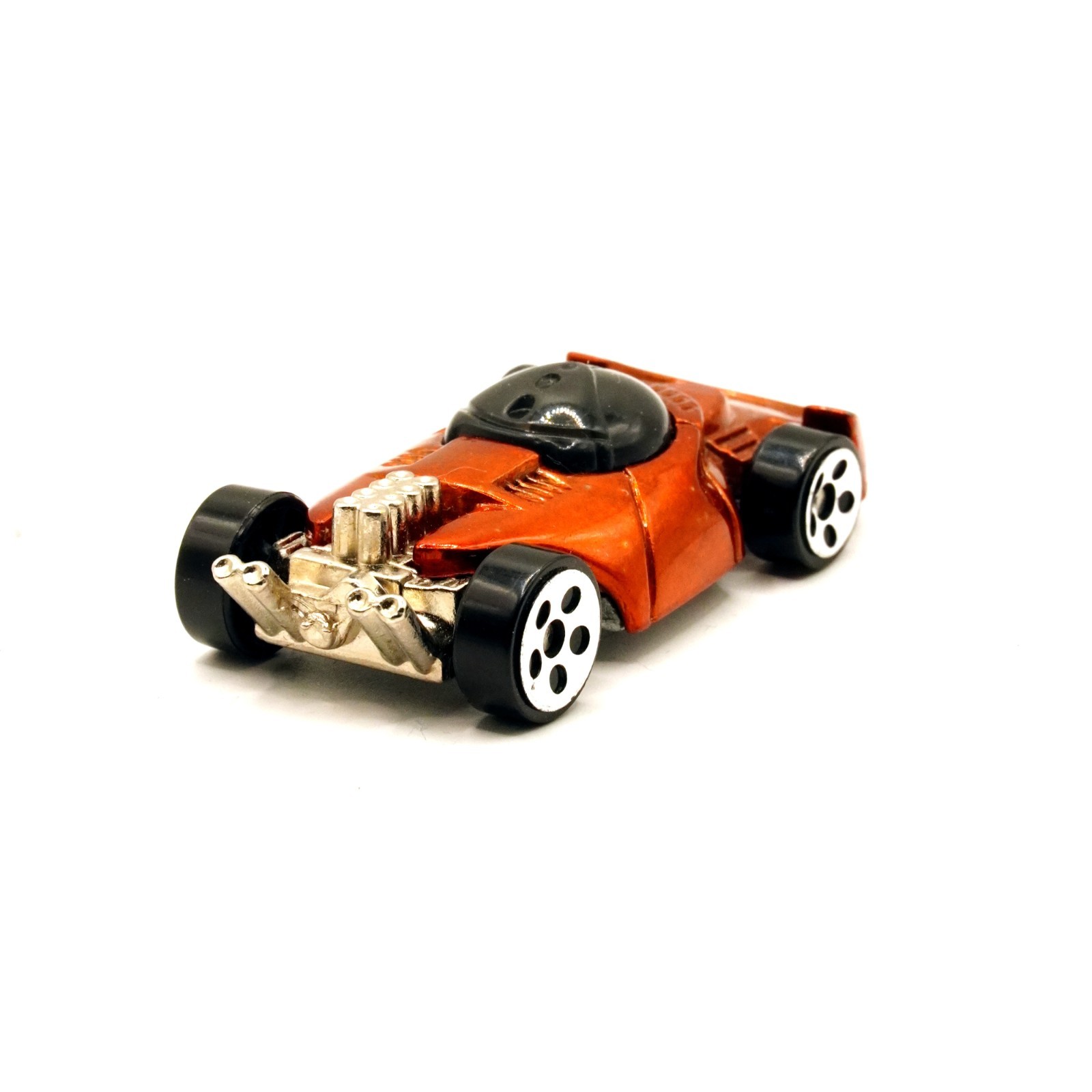 Hot Wheels McDonald’s Hot Rod Dragster Orange Copper 1999 1:64 Diecast Used