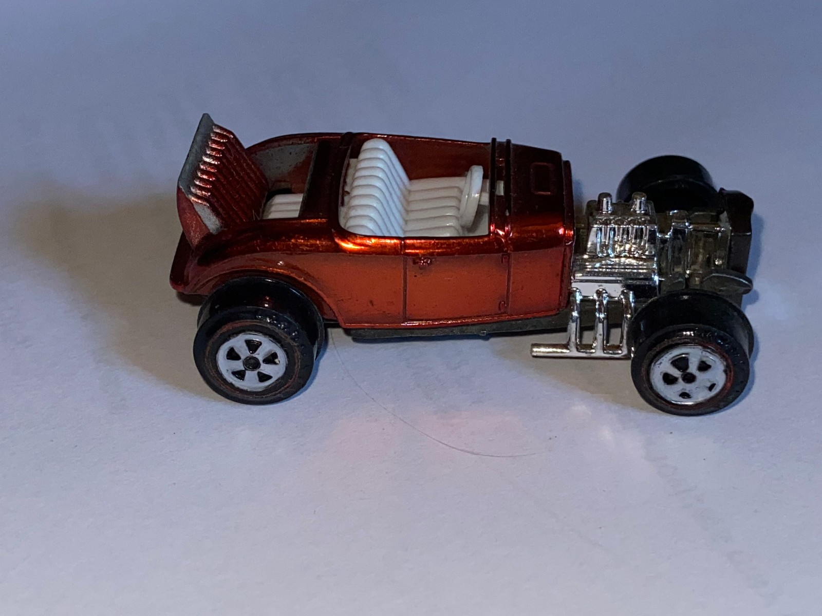 Vintage 1969 JOHNNY LIGHTNING Redline Custom 32 Ford Hot Rod; Copper; VGC