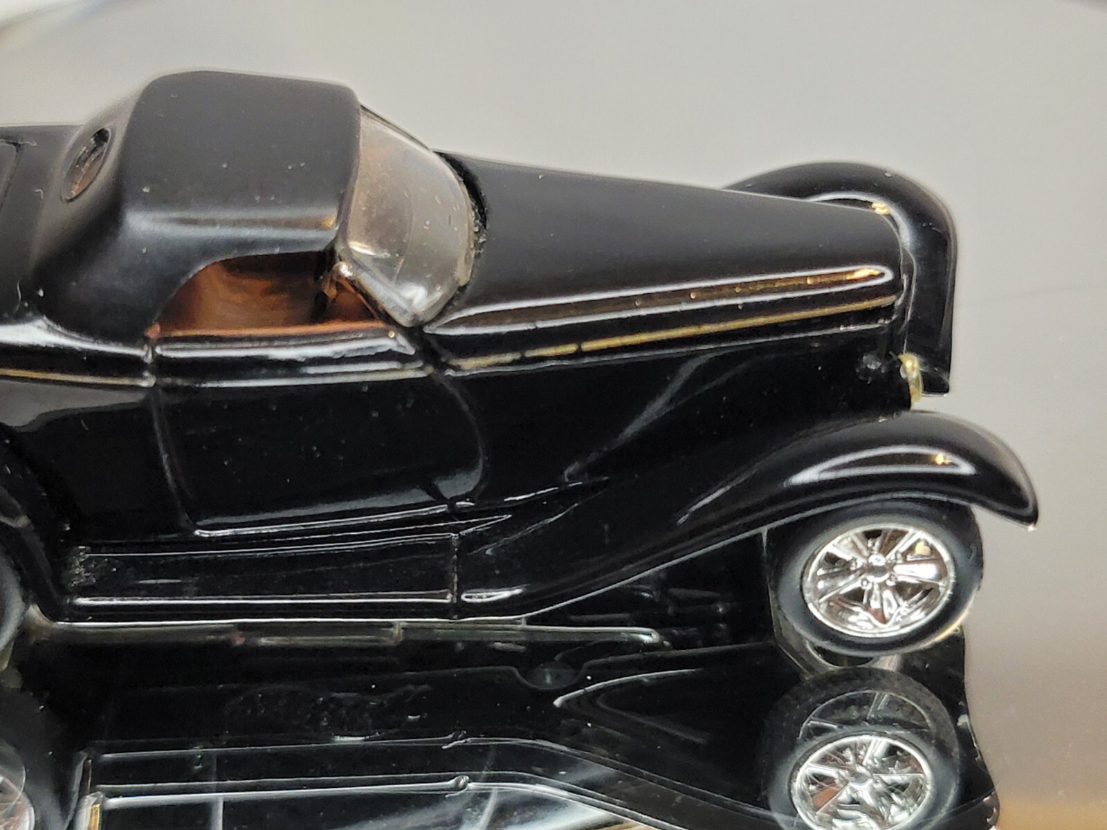 1:64 Hot Wheels ’32 Ford Foose Designed Show Car Black Chrome Real Rider Coupe