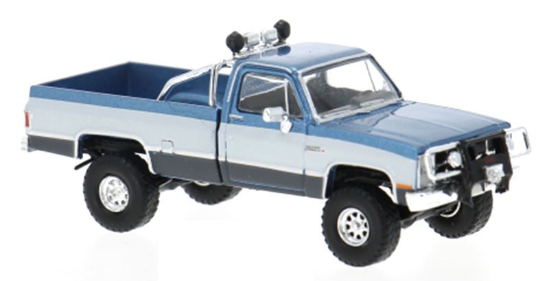 1982 GMC Sierra Grande Pickup Blue Brekina 1:87 MiniatureHO Scale 19660