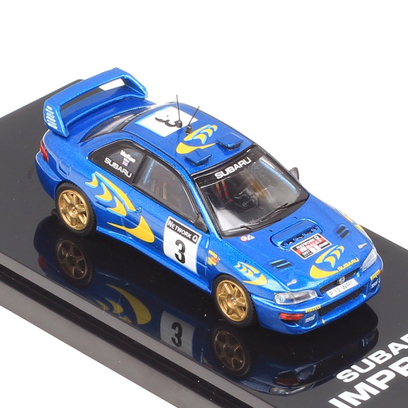 1/64 Scale Subaru Impreza WRC #3 #4 #8 RAC Rally 1997 Model Car Toy Hobby Japan